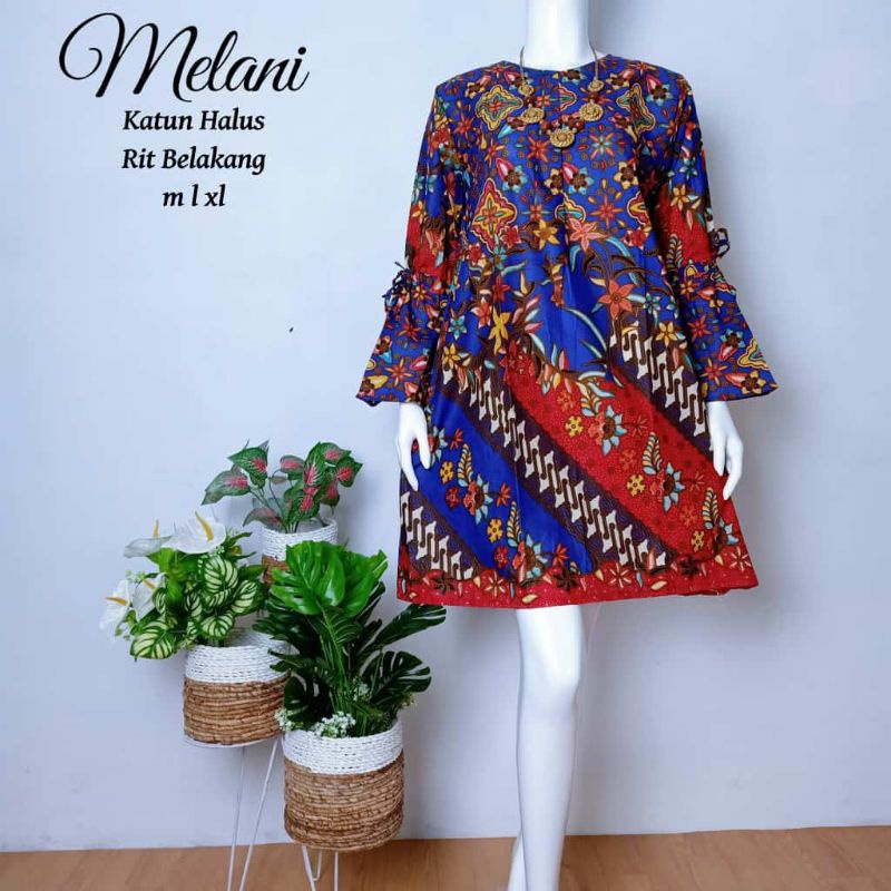 Atasan Batik Remaja Solo Murah Blouse Batik Modern Atasan Soft Kekinian-8