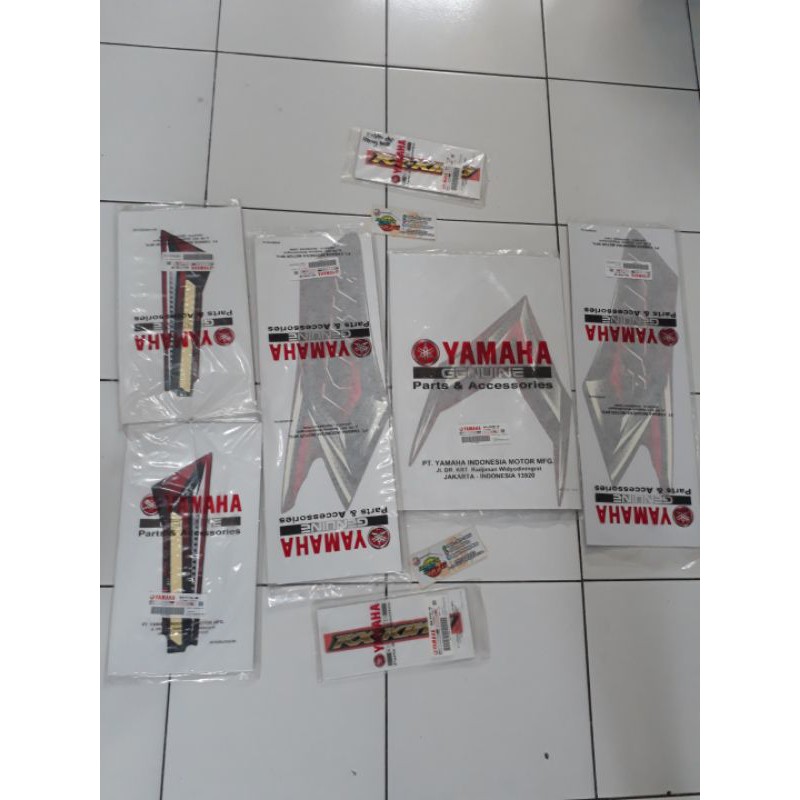 striping sticker list rx king 2008 merah original yamaha