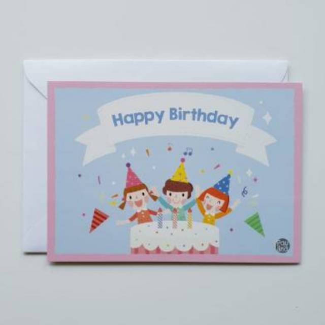 

Kartu ucapan ulang tahun / Birthday card + amplop