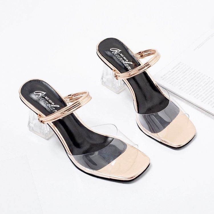 ☀ HAPPYSISTA ☀ 1 KG = 2 PASANG PROMO SHH1748 SANDAL HEELS WANITA ELEGAN IMPORT GROSIR TERMURAH BATAM