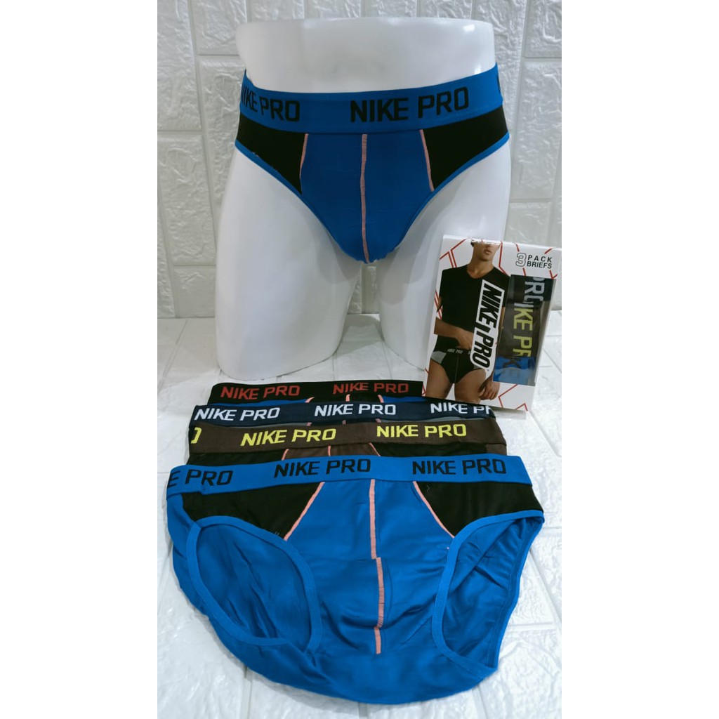 PROMO !!! 3 PCS CELANA DALAM PRIA || CELANA DALAM BOXER PRIA || CD NKE PRO 2 WARNA