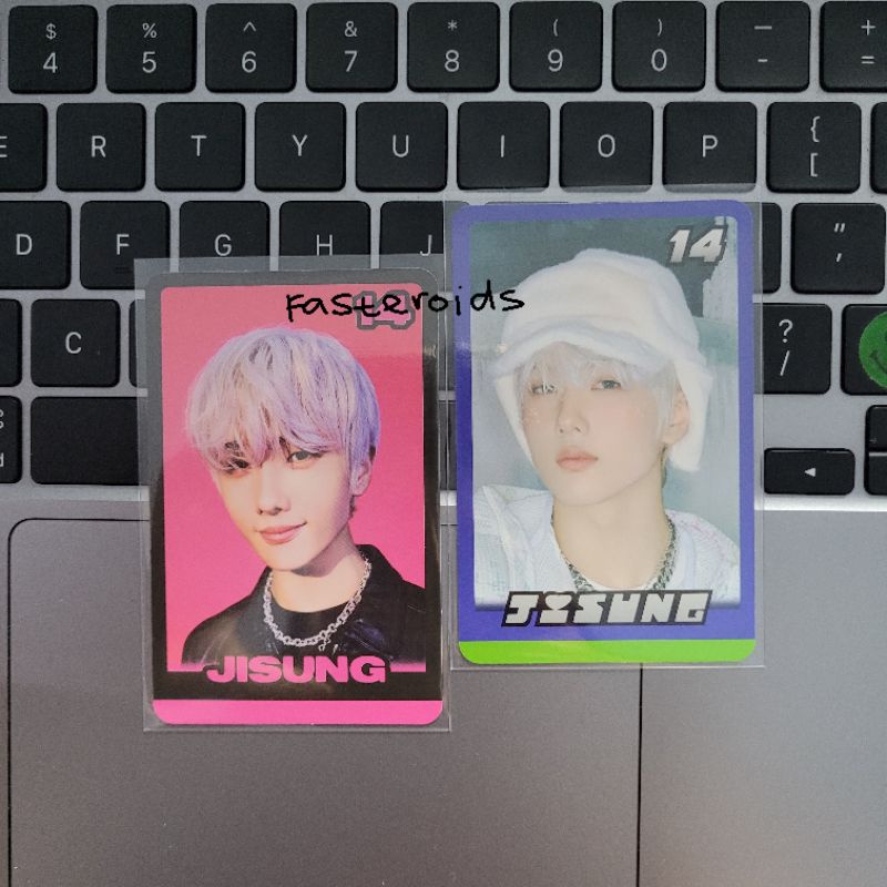 nct dream photocard jisung trading card tc b a ver. pop up glitch mode pc pink pororo konsep glimo