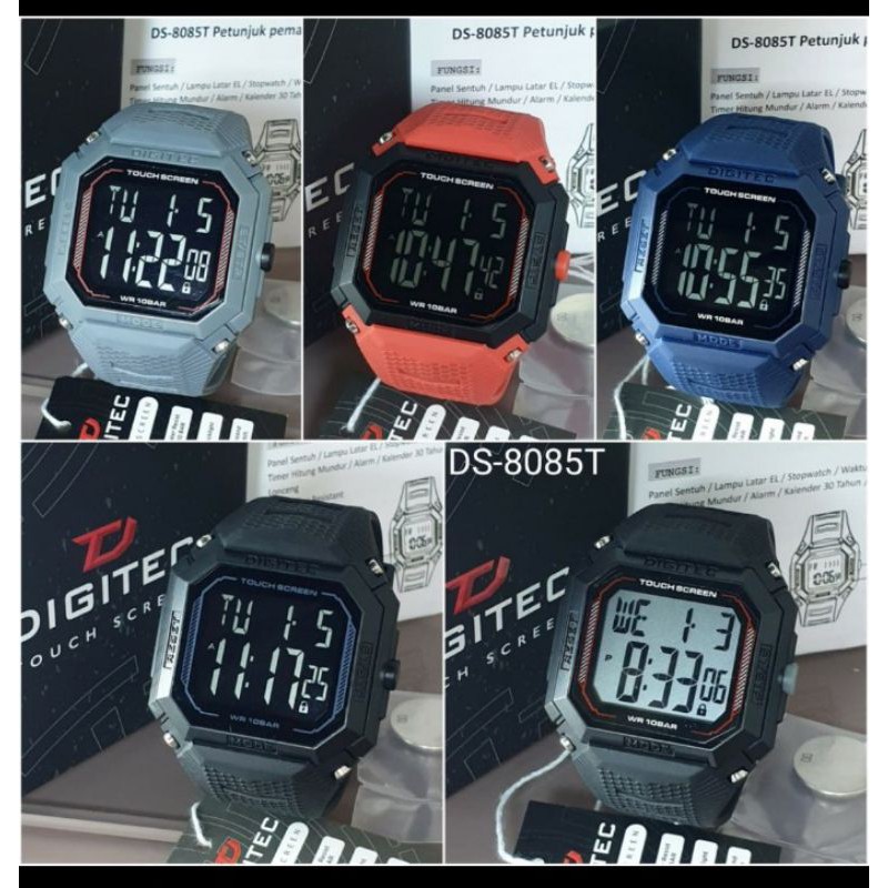 Jam Tangan Digitec 8085 Touchscreen Original Waterproof