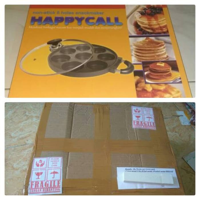 Cetakan kue/snack marker happy call 8 lubang