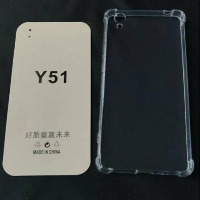 Case Anticrack Fiber Vivo Y51 Y51L/Soft Hard Casing Cover
