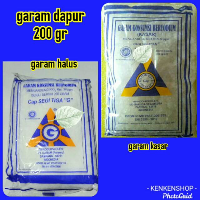 Garam dapur garam kasar halus