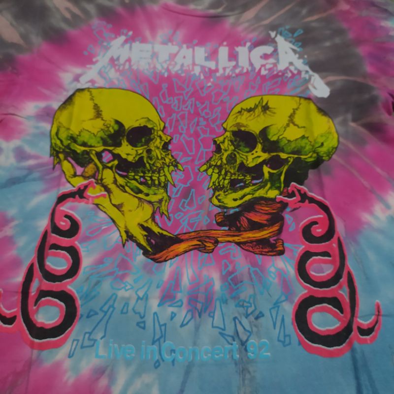 Kaos band Metallica Live in concert 92