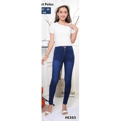 [ Size 31-34 ] MC girl - High Waist Jumbo / Celana Jeans Pinggang Tinggi Kaki Pensil / Highwaist Jeans / Haiwes Pants / HW Jeans Polos / Celana Panjang Skinny