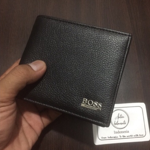 dompet lipat pria kancing dalam bahan kulit sintetis lokal miling #dompet #dompetpria #dompetlipat