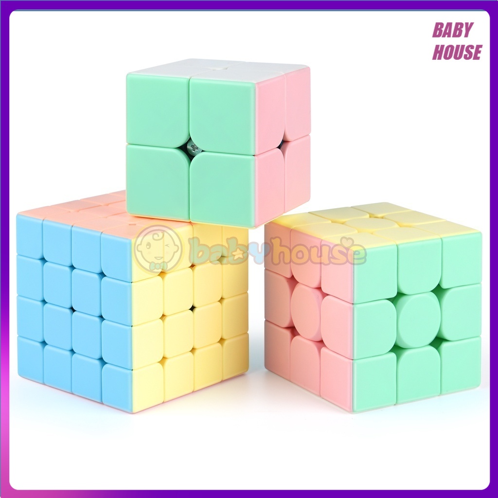 Kubus Rubik Macron Kubus Rubik 2x2 3x3 4x4 Magic Cube Rubiks Mainan Pintar Mainan Anak