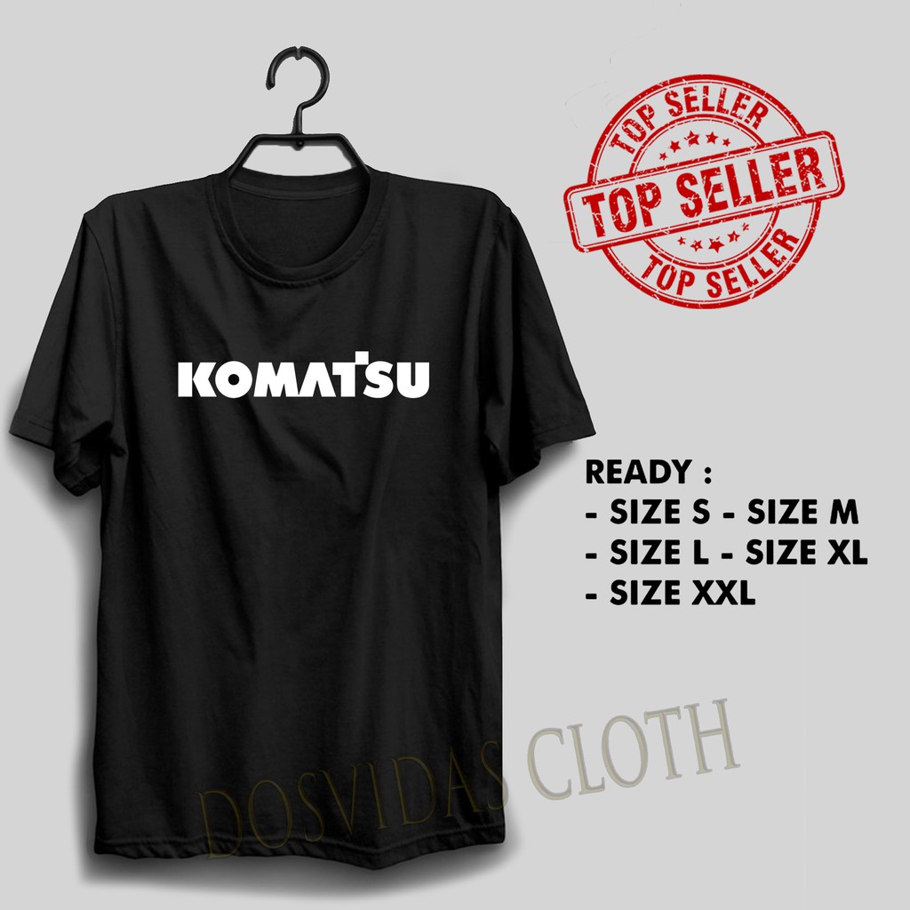 Import Quality KOMATSU MURAH BAJU Kaos KOMATSU EXCAVATOR keren