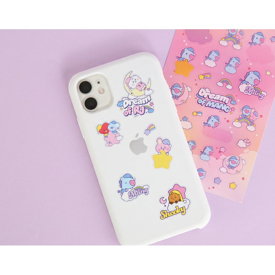 

[PELUNASAN] BT21 BABY CLEAR STICKER DREAM