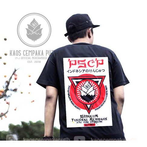 KAOS CEMPAKA PUTIH - KAOS PSCP 107 - JAPAN STYLE