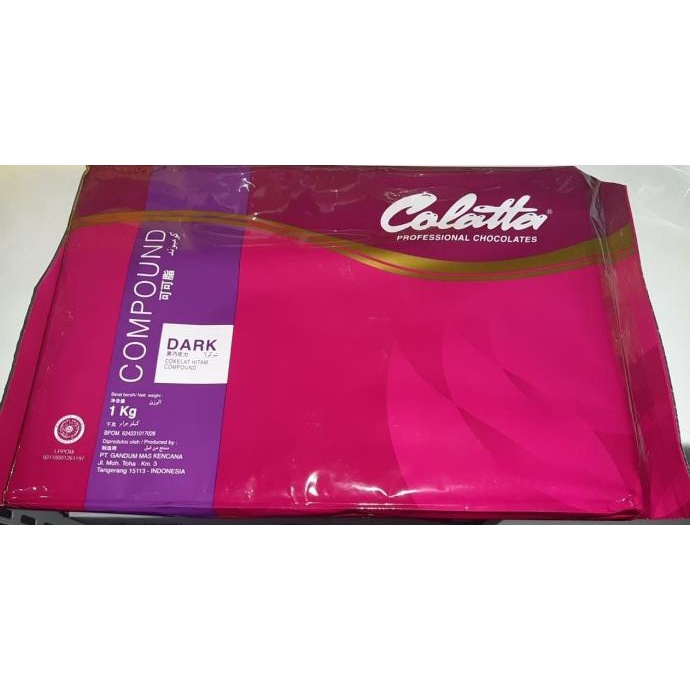 

Coklat Balok Colatta Dark Chocolate 1 Kg Original Packaging BIG SALE Kode 982