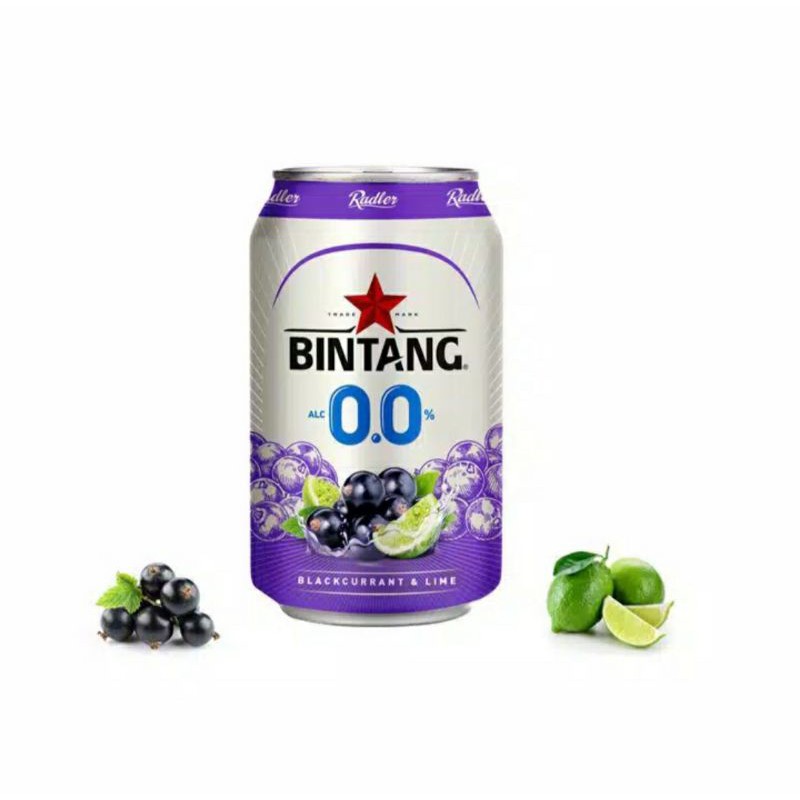 Bintang Radler 0.0% Blackcurrant Lime