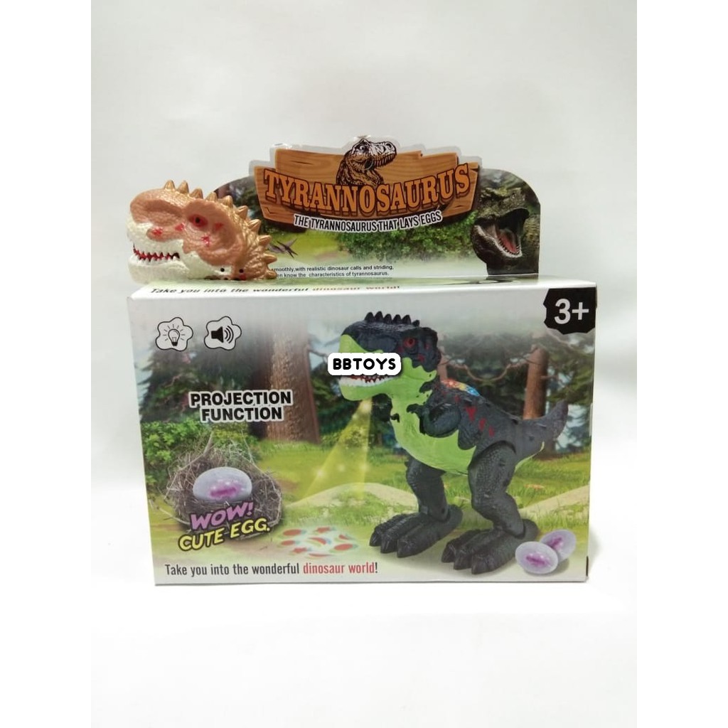 Mainan anak dinosaurus - dino saurus bertelur Tyrannosaurus - 3335