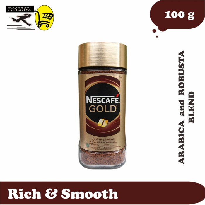 

NESCAFE GOLD Rich & Smooth - Arabica and Robusta Blend 100g
