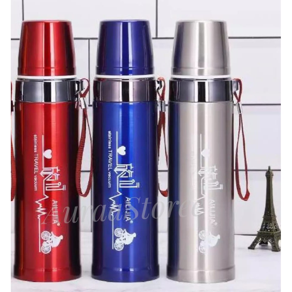 TTERMOS TERLARIS DI TAHUN INI / TERMOS TRAVEL 800ML / BOTOL MINUM VACUUM FLASK STAINLESS 800ML