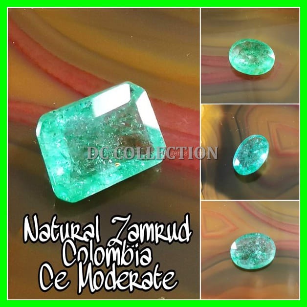 Batu Zamrud Natural Berly Grade A Ce Moderate Original