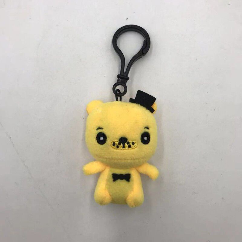 10cm FNAF Five Nights At Freddy's Security Breach Plush Pendent Keychain Mini Toys