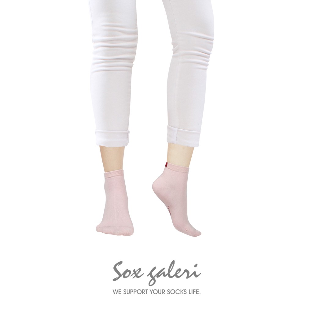 SOX GALERI - Kaos Kaki Wanita Katun Anti Bakteri Panjang Semata Kaki - Anti Bacteria Women Socks