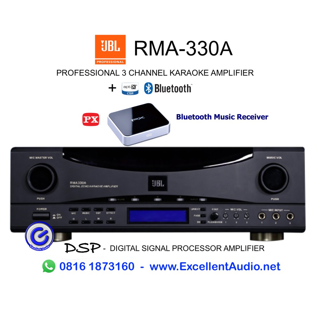 JBL RMA330A RMA 330 A karaoke amplifier with bluetooth Digital Signal Processor ampli karaoke