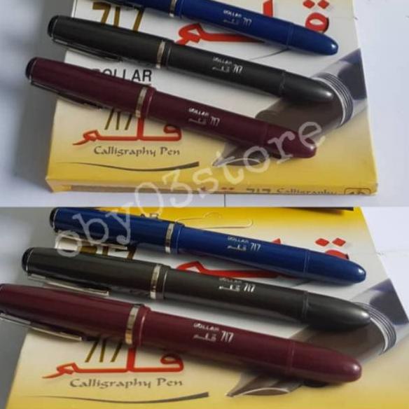 

[PRODUK EMS8O] Fountain Pen Pena Tinta Qallam Khot Kaligrafi Arab, Dollar Fountain Pen. Pakistan. Pena Tinta ink QNM