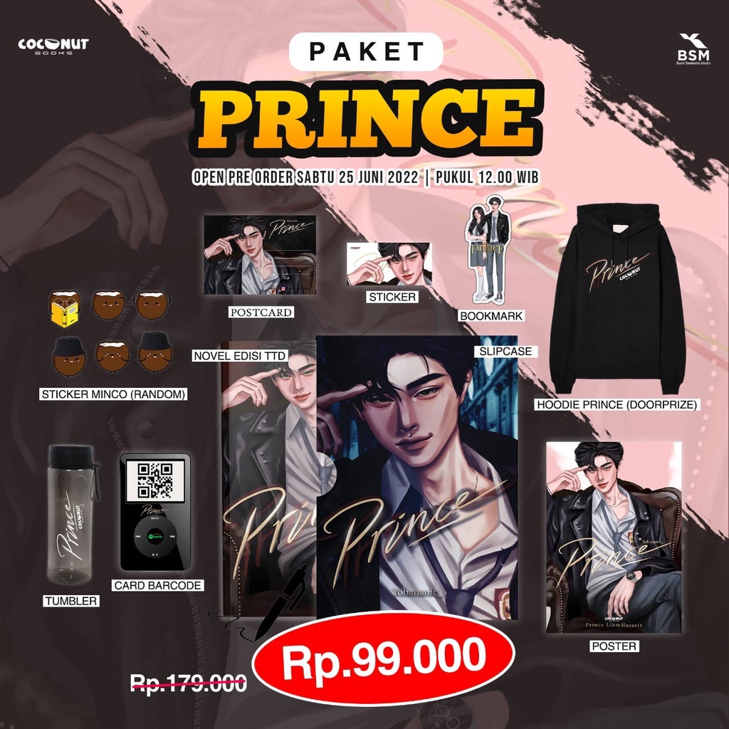 [ READY STOK ] Novel Prince / Hades + TTD - Yohananic