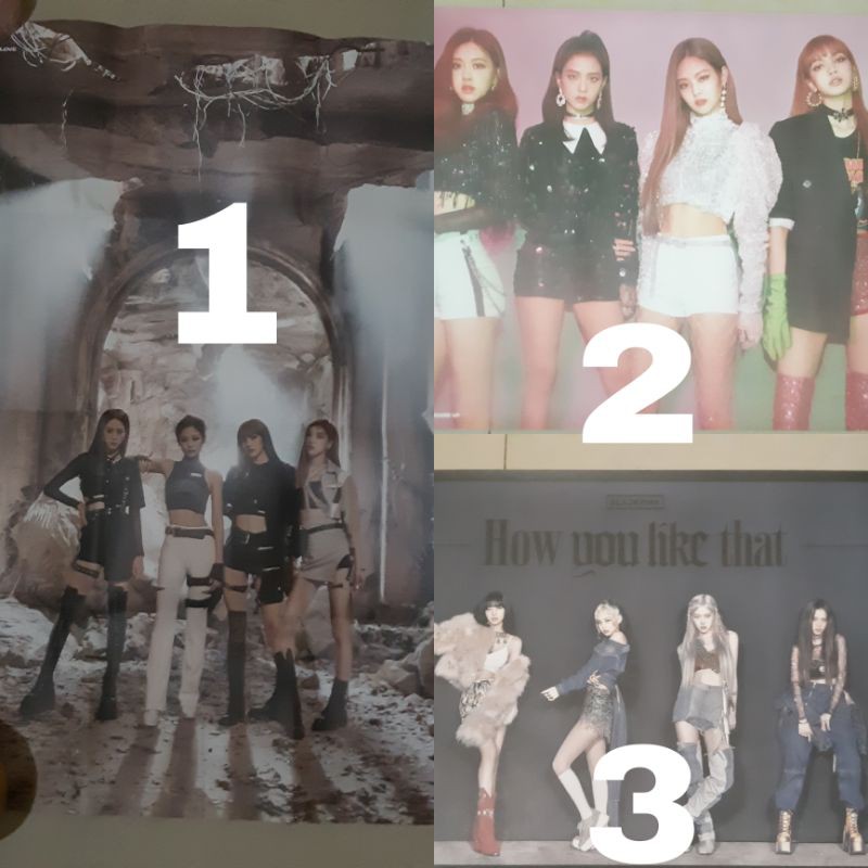 OFFICIAL POSTER FROM BLACKPINK ALBUM (POSTER BLACKPINK)