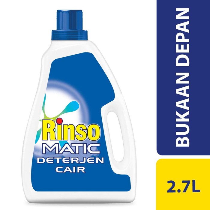 Rinso Matic Cair Liquid Front Load 2700ml / 2.7L