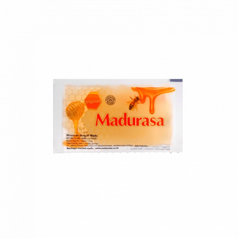 Madurasa Original 1 Box 12 Sachet Madu Sachet Rasa Original Praktis Kemasan Efisien Jual Perbox Madu