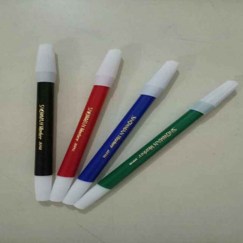 SPIDOL KECIL SNOWMAN MARKER PENCIL ( PCS ) HITAM BIRU MERAH HIJAU