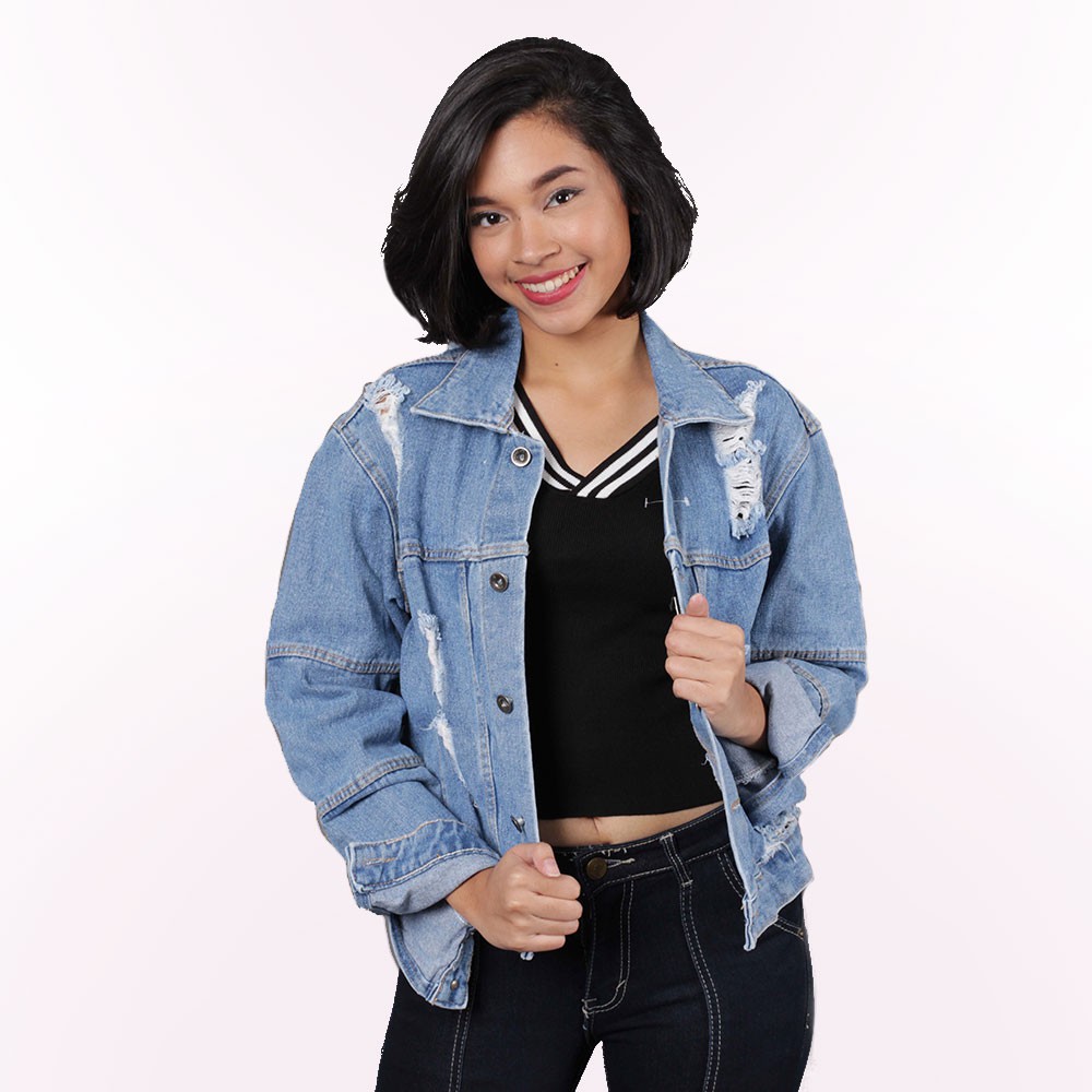 Number 61 - Ripped denim Jacket