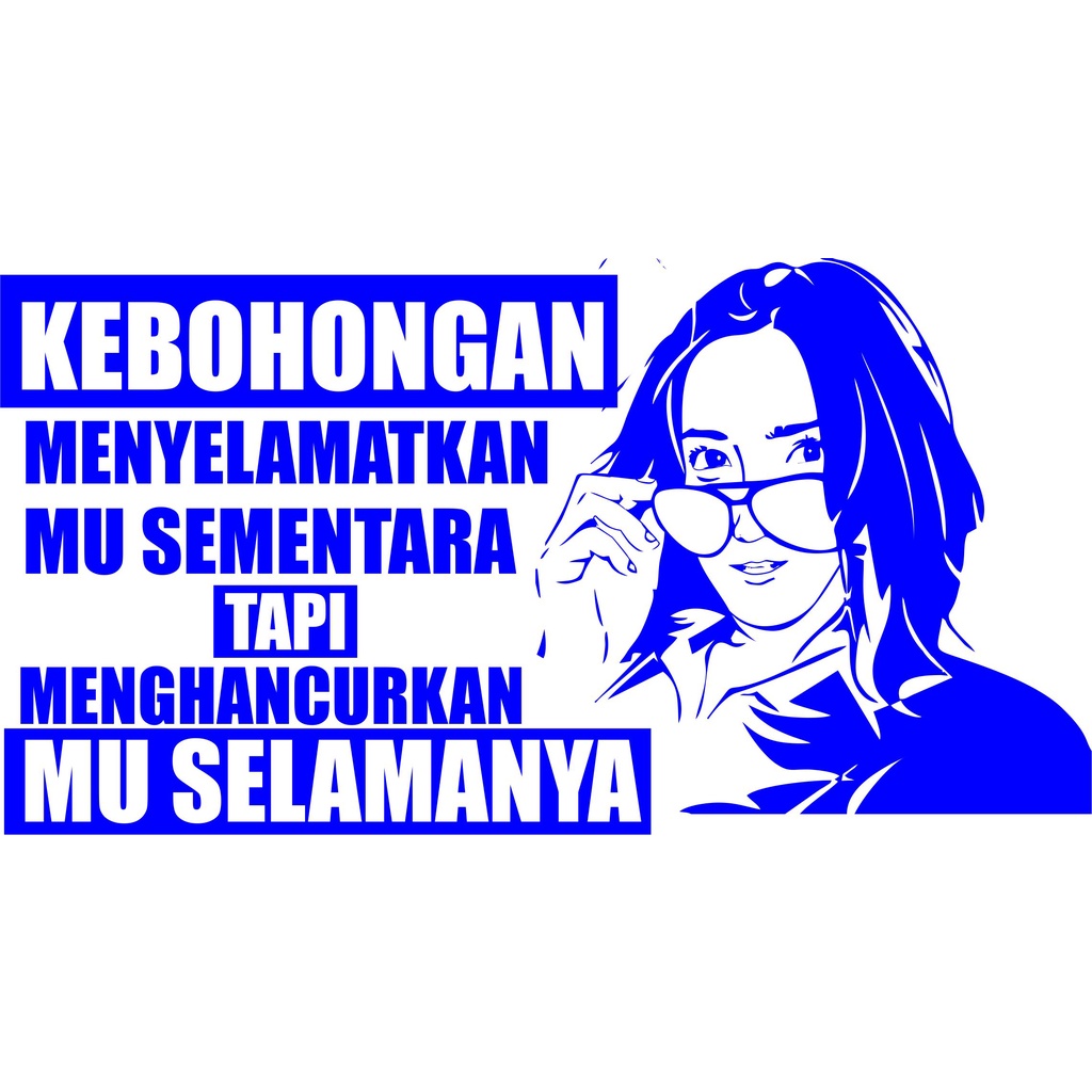 cutting sticker kata kata kaca mobil truck, stiker kata kata kaca mobil truck, mobil pickup, stiker 