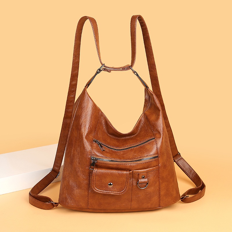 TAS SELEMPANG WANITA BISA RANSEL PREMIUM KULIT COKLAT CAVATA TA467B7 SHOULDER BAG BAHU SLING KOREA BESAR IMPORT BRANDED BATAM MURAH ORI FASHION CEWEK KEKINIAN REMAJA