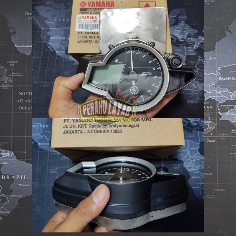 spedo spido speedometer vixion new nvl ori original fullset braket