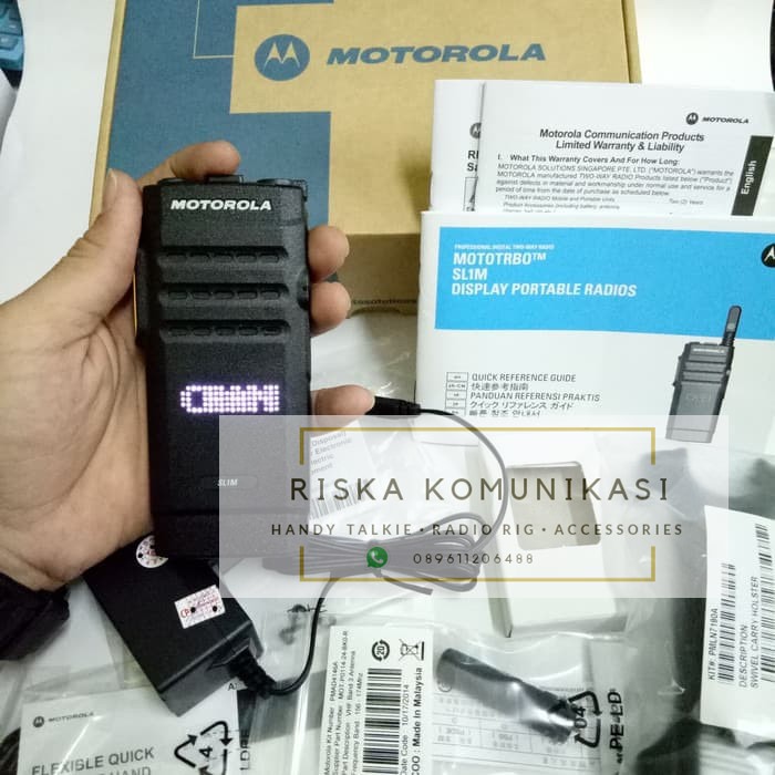 HT MOTOROLA DIGITAL SLIM VHF ORIGINAL GARANSI RESMI