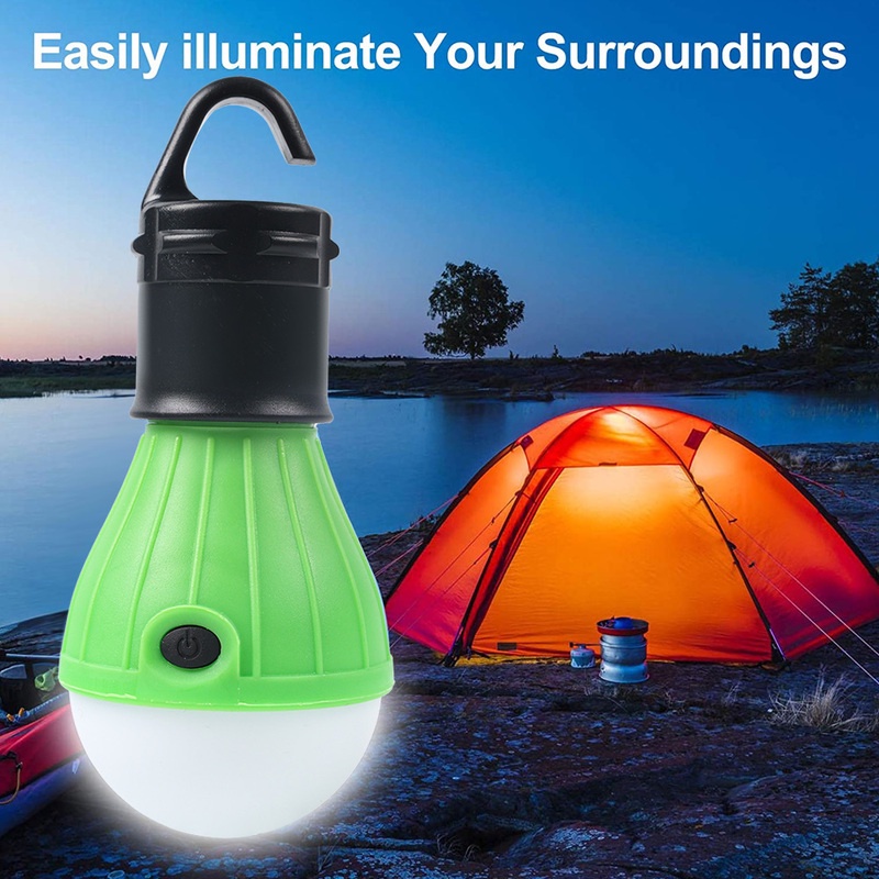 Lampu Gantung 3 LED Portable Untuk Camping / Outdoor / Memancing