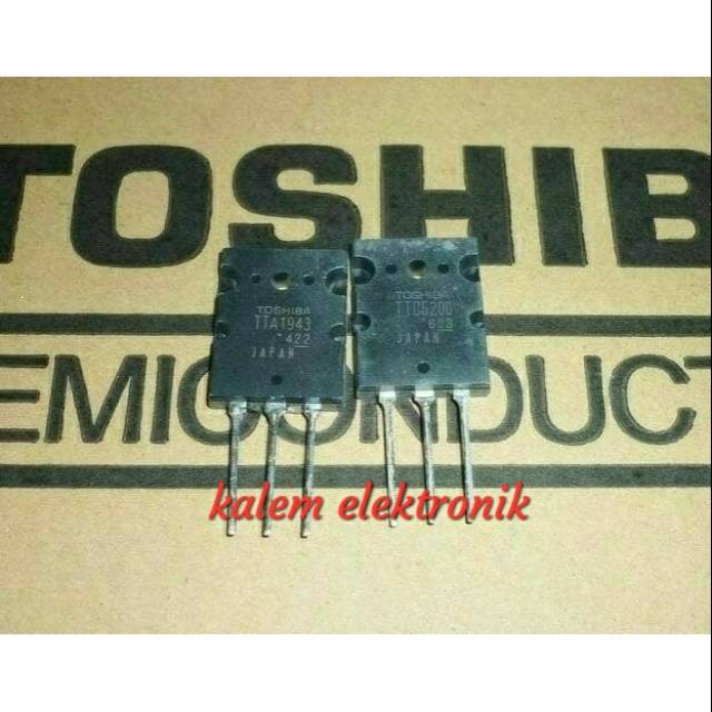 TRANSISTOR TOSHIBA TTC5200 & TTA1943 ORIGINAL JAPAN
