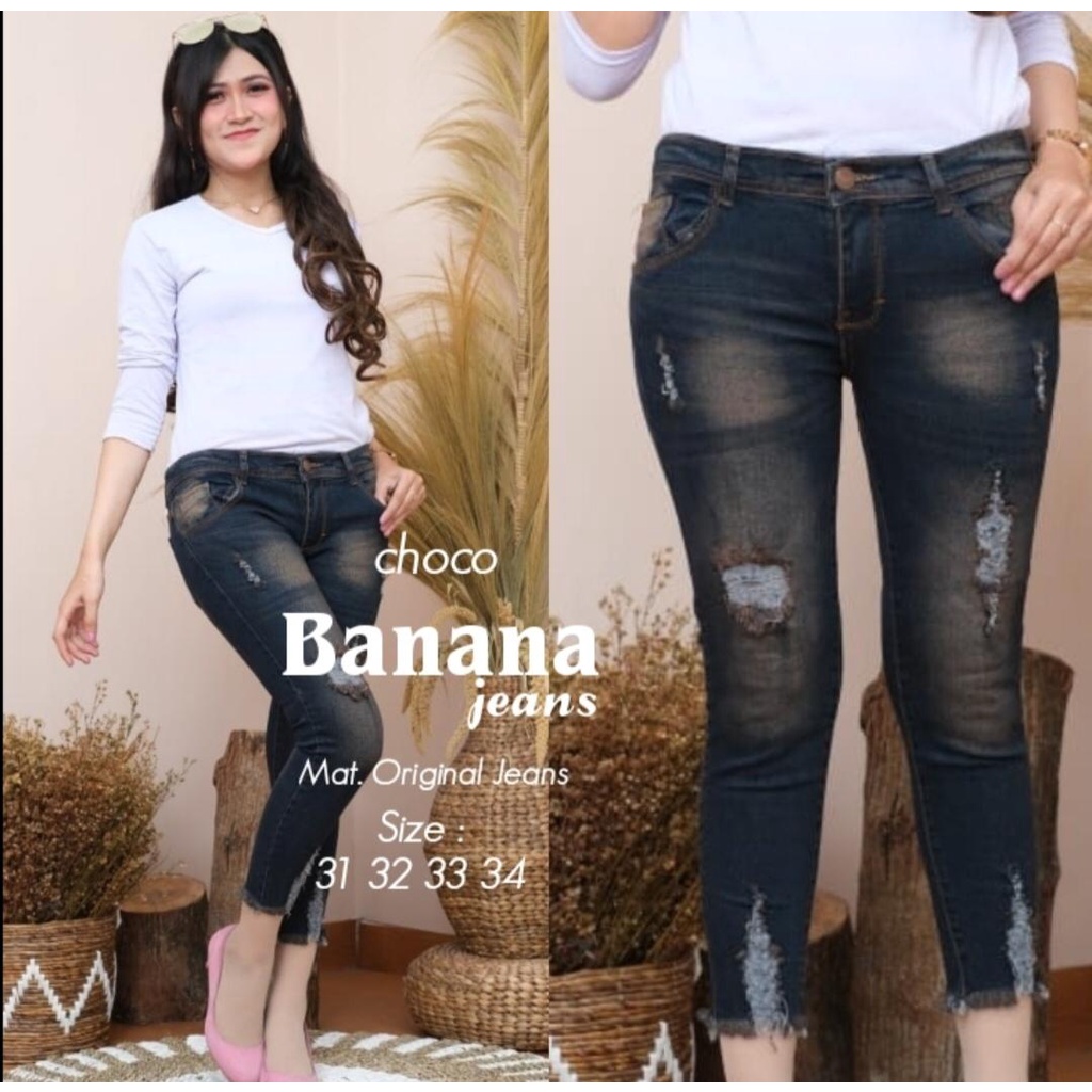 MODEL KEKINIAN SIZE 31-38 BANANA JEGGING 7/9