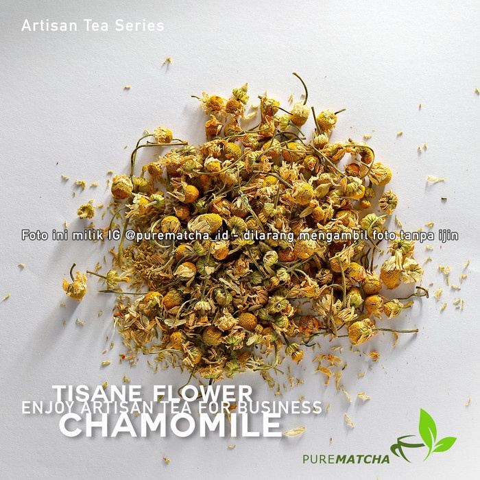 

Teh-Daun- Artisan Tea Tisane - Pure Chamomile 50Gr Teh Bunga Chamomile Flower -Daun-Teh 800 Teh-