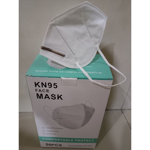 Masker KN95 5 ply kawat luar isi 50 pcs