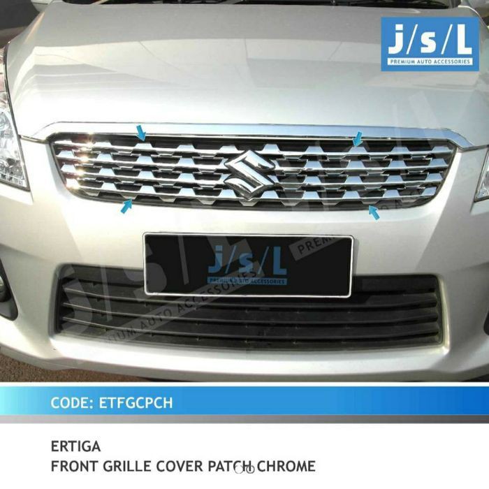 Grill Depan Ertiga Front Grill Cover Pacth Chrome