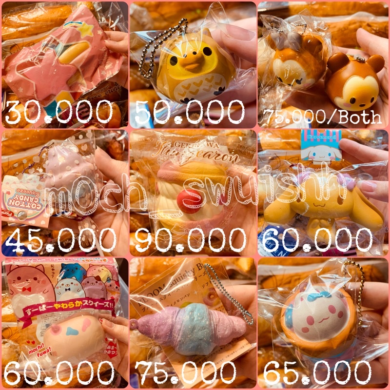 FLASH SALE Squishy [Ibloom, Rare Rk Rilakkuma Tag, Mother Garden, Picnic, Cinnamonroll, Picnyan]