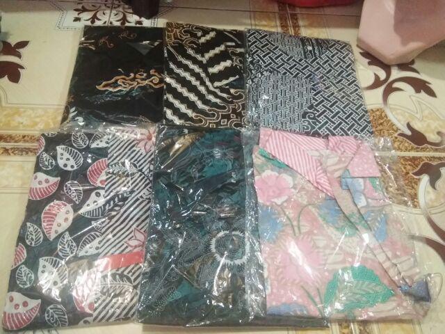Batik Dolby Dolbi Dobby Doby Tenun Sutra Tulis Katun Atbm Baron Atasan Batik Wanita Sogan Srg308 Den
