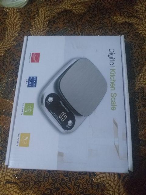 Timbangan Dapur Digital Kitchen Scale 10kg 1g Taffware Digipounds