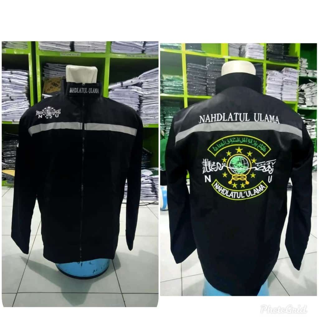 Jasket NU Az Zahir Syekher Mania Bordir Depan Belakang Bahan Tessa AL FATH COLLECTION