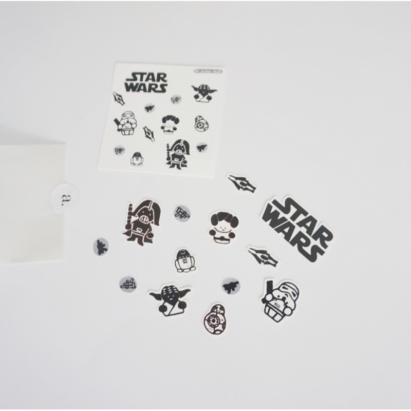 

star wars sticker set (bullet journal design sticker/planner stiker lucu starwars)