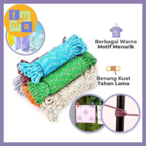 Tali Jemuran Nylon / Tambang 10 Meter / Tali Jemuran 10 Meter Nilon Tambang Jemuran