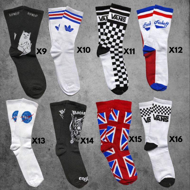 Kaos Kaki Skate Oldschool (BEBAS PILIH MOTIF) Mohaki Official Shop-1